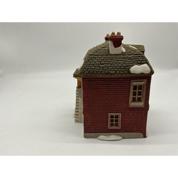 Department 56 Dickens' Village "Fezziwigg's Warehouse" Porcelain Christmas House - Picture 10 of 14